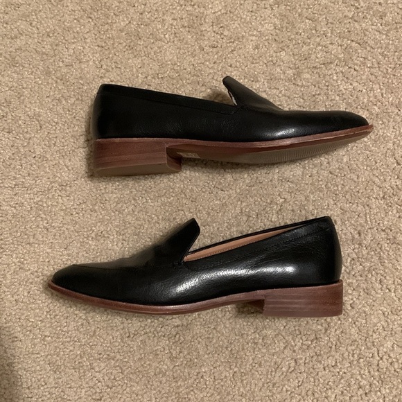 Madewell “Frances” Black Leather Loafers, Size 7.5 - Picture 4 of 7